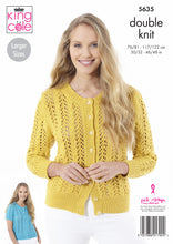 Load image into Gallery viewer, King Cole Pattern 5635 DK Sweater and Cardigans
