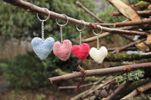 Load image into Gallery viewer, Dartmoor Yarn Knit Heart Keyring Knitting Kit
