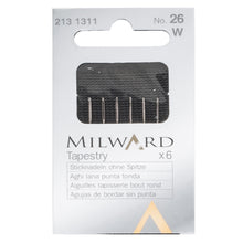 Load image into Gallery viewer, Milward Tapestry Needles No26 6pc
