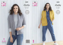 Load image into Gallery viewer, King Cole Pattern 5684 Chunky Cardigans
