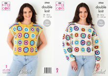 Load image into Gallery viewer, King Cole Pattern 5944 DK Crochet Sweater and Slipover
