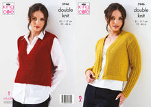 Load image into Gallery viewer, King Cole Pattern 5946 DK Jacket and Top
