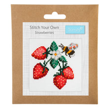 Load image into Gallery viewer, Trimits Cross Stitch Kit: Bee &amp; Strawberries
