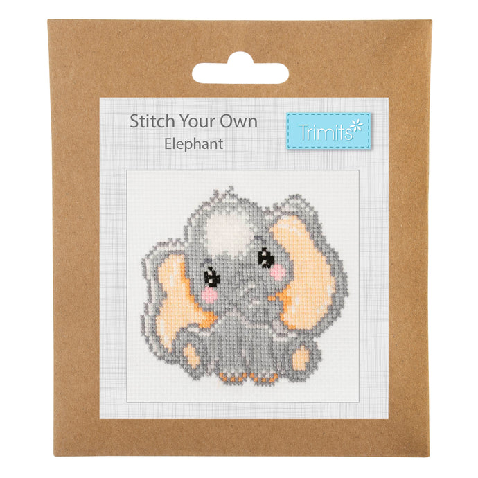 Trimits Cross Stitch Kit: Elephant