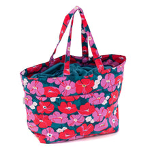 Load image into Gallery viewer, Craft Bag (L): Drawstring: Modern Floral
