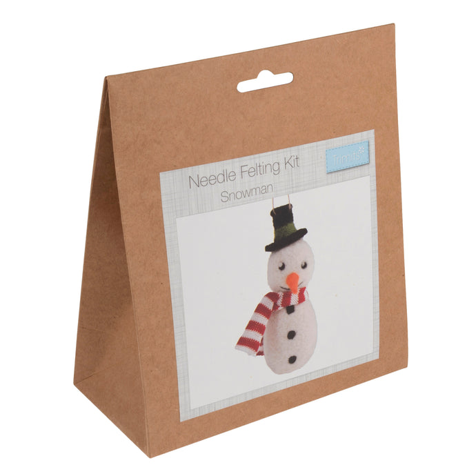 Trimits Needle Felting Kit: Christmas: Snowman