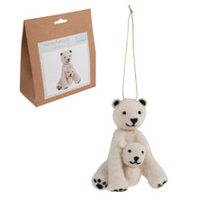 Load image into Gallery viewer, Trimits Needle Felting Kit: Christmas: Polar Bear
