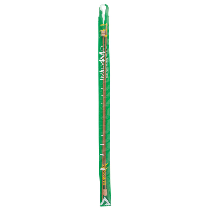 Milward Bamboo 33cm Single Point Knitting Needles