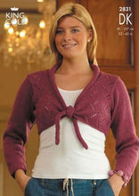 Load image into Gallery viewer, King Cole Pattern 2831 DK Shrugs
