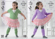 Load image into Gallery viewer, King Cole Pattern 3712 DK Ballet Cardigans and Legwarmers
