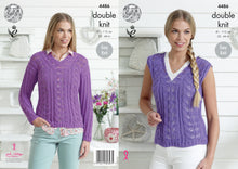 Load image into Gallery viewer, King Cole Pattern 4486 DK Sweater and Top
