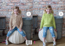 Load image into Gallery viewer, King Cole Pattern 4970 Chunky Sweater and Cardigan
