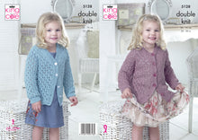 Load image into Gallery viewer, King Cole Pattern 5128 DK Cardigans
