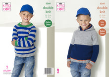 Load image into Gallery viewer, King Cole Pattern 5260 DK Sweater and Hoodie
