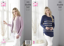 Load image into Gallery viewer, King Cole Pattern 5395 DK Sweater and Cardigan
