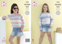 Load image into Gallery viewer, King Cole Pattern 5423 DK Sweaters
