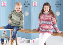 Load image into Gallery viewer, King Cole Pattern 5650 DK Sweater and Hoodie
