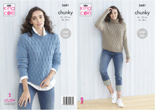 Load image into Gallery viewer, King Cole Pattern 5681 Chunky Sweaters
