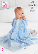 Load image into Gallery viewer, King Cole Pattern 5695 DK Blankets
