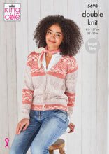 Load image into Gallery viewer, King Cole Pattern 5698 DK Cardigan and Waistcoat
