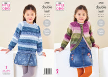 Load image into Gallery viewer, King Cole Pattern 5740 DK Cardigan and Sweater
