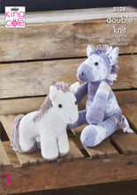 Load image into Gallery viewer, King Cole Pattern 9128 Pony with Button on Legs and Standing Pony
