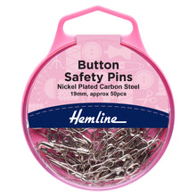 Load image into Gallery viewer, Hemline Bulb Safety Pins 50pc
