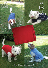 Load image into Gallery viewer, King Cole Pattern K9 Dog Coat and Blanket DK and Aran
