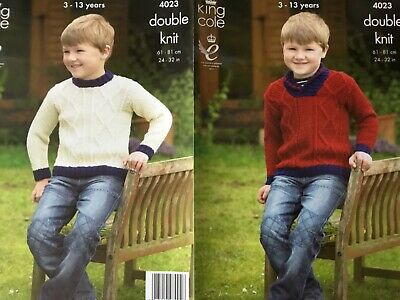 King Cole Pattern 4023 DK Sweaters