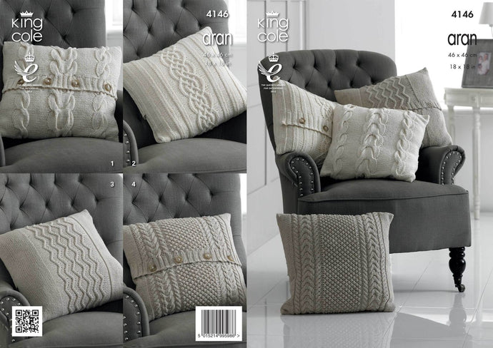 King Cole Pattern 4146 Cushions