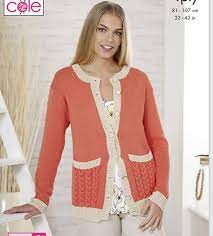 King Cole Pattern 4480 4ply Cardigan and Sweater