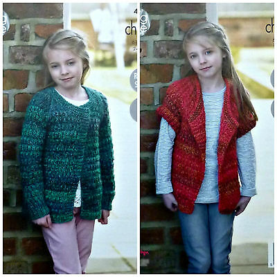 King Cole Pattern 4668 Chunky Cardigans