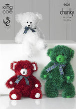 Load image into Gallery viewer, King Cole Pattern 9021 Chunky Teddies
