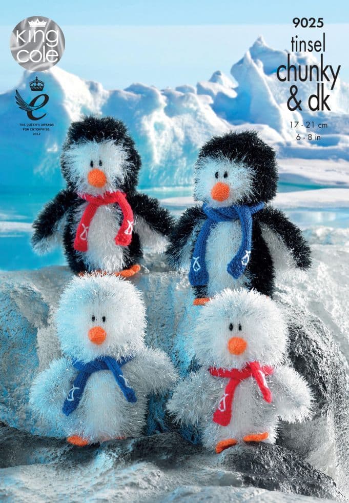 King Cole Pattern 9025 Chunky Penguins