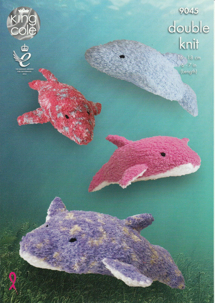 King Cole Pattern 9045 Dolphins