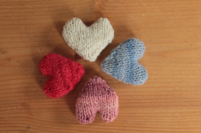 Dartmoor Yarn Knit Heart Keyring Knitting Kit
