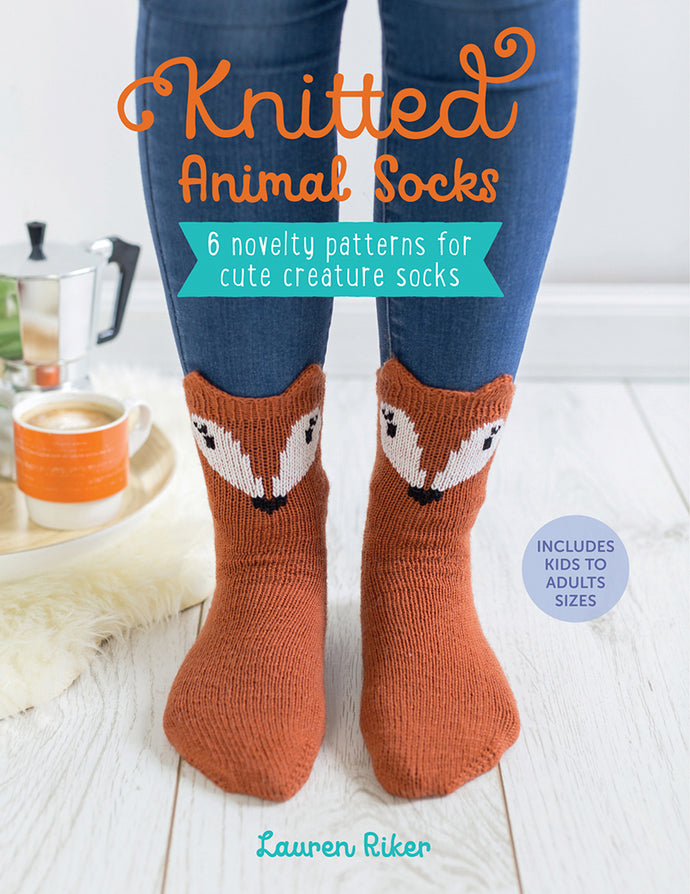 Knitted Animal Socks by Lauren Riker