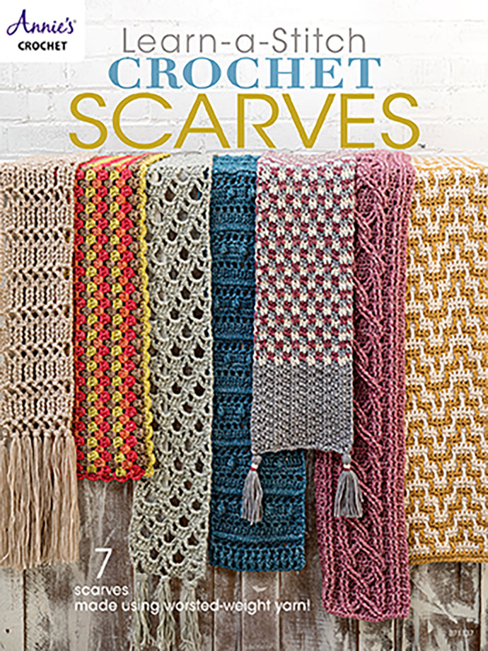 Learn-a-Stitch Crochet Scarves by Annie's Crochet