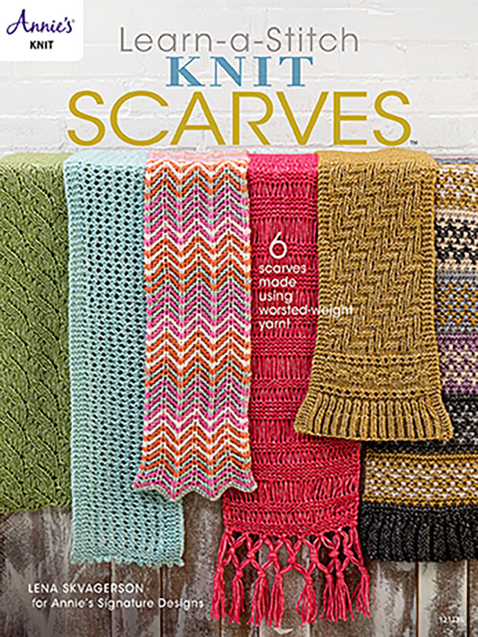 Learn-a- stitch Knit Scarves by Lena Skvagerson