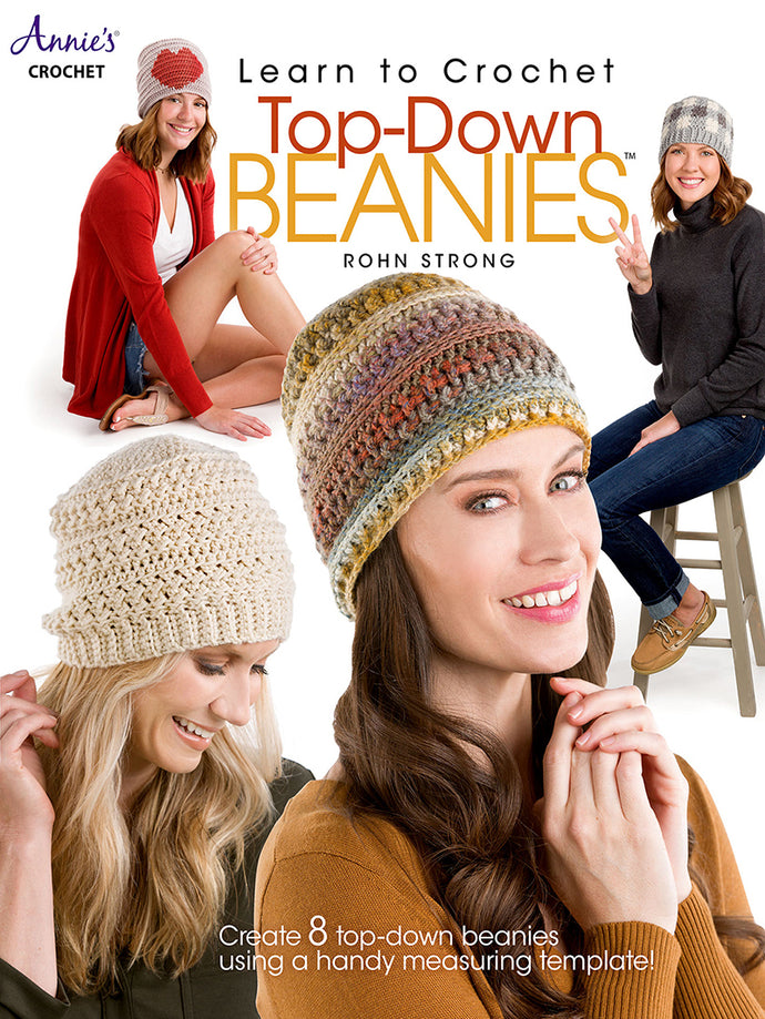 Learn to Crochet Top-Down Beanies by Annie's Crochet