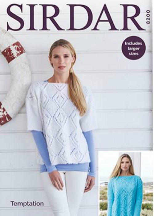 Sirdar Pattern 8200 Chunky Sweaters