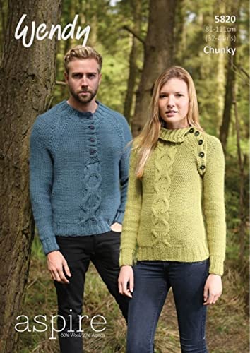 Wendy Pattern 5820 Chunky Sweaters