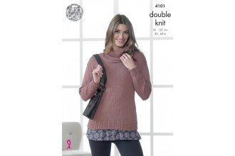 King Cole Pattern 4101 DK Sweater and Hoodie